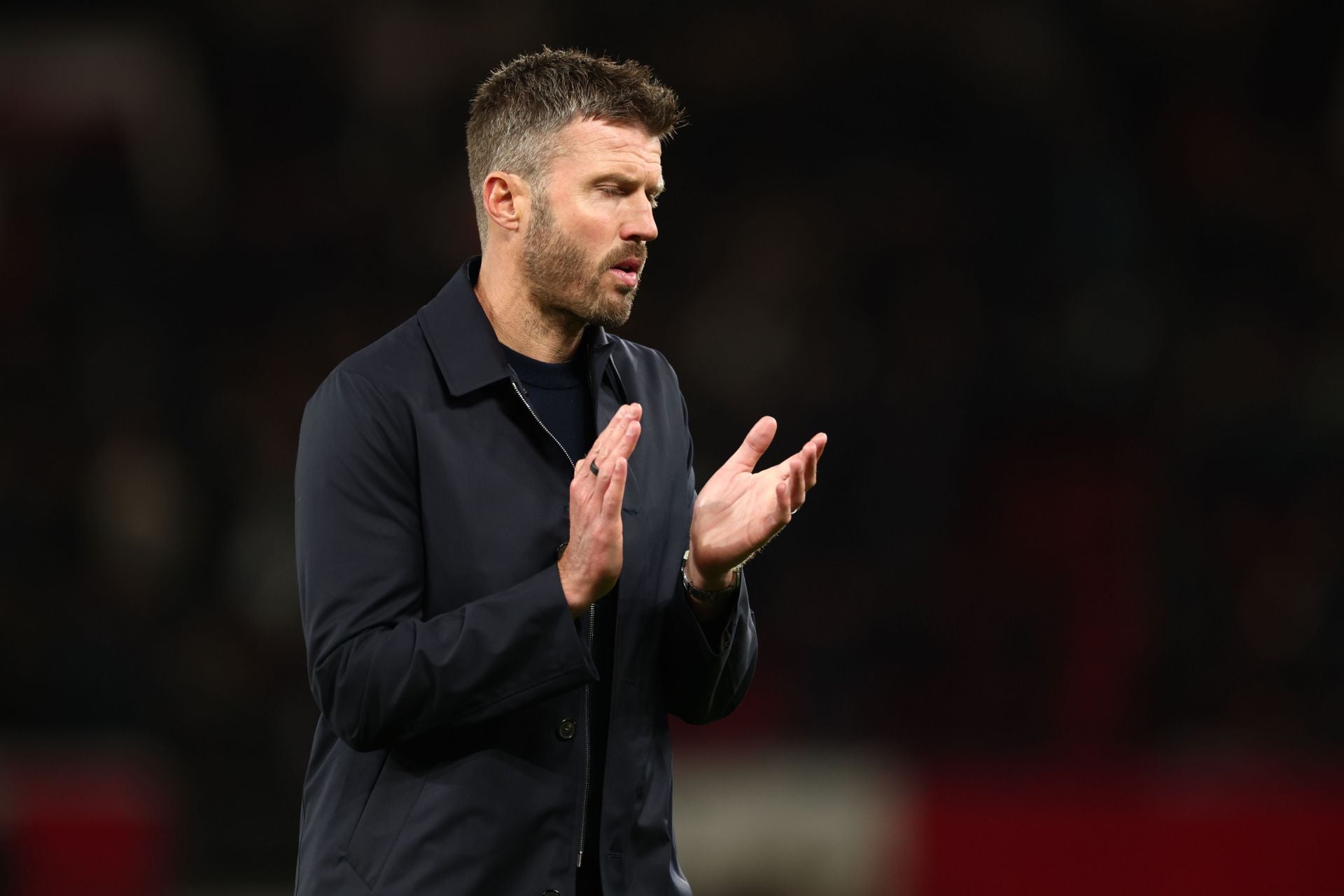 Michael Carrick makes feelings clear with response after Manchester United concede late equaliser against 10-man Tottenham at Old Trafford 