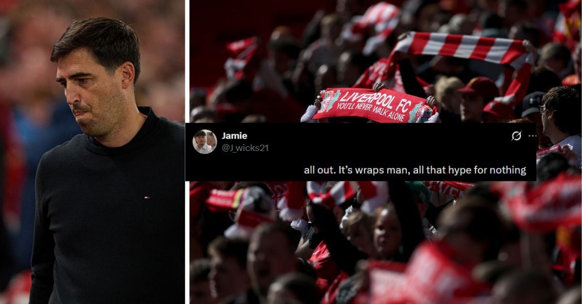 "It's wraps man, all that hype for nothing" - Liverpool fans in disbelief as star man absent from squad for Manchester City clash