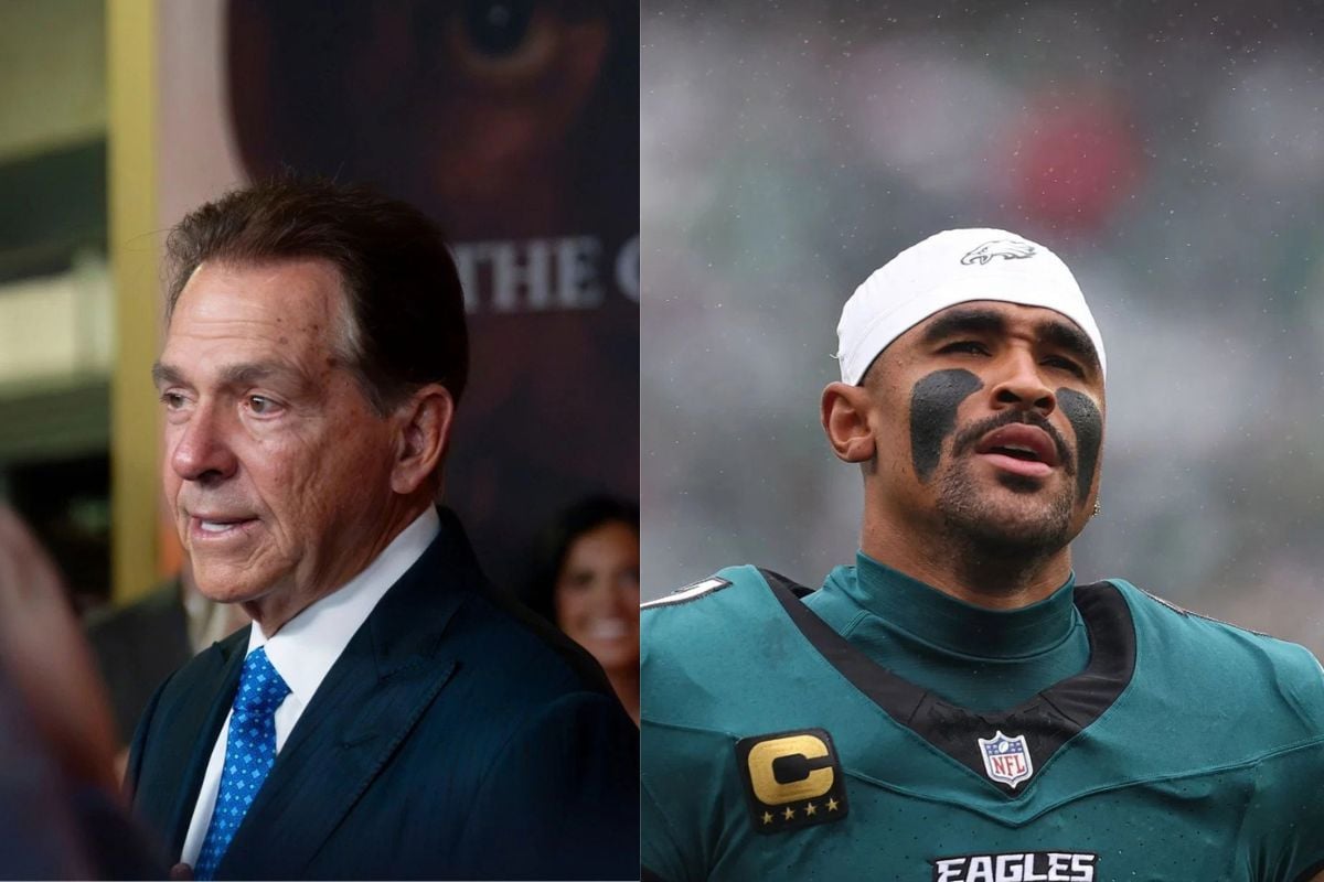"Nick Saban knew before everyone Jalen Hurts can’t throw": NFL fans react to unseen video of ex-Alabama HC benching QB in 2017 National Championship