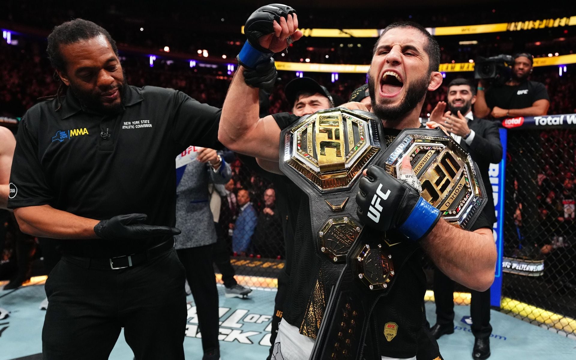 "Taking the opposite approach of Jon Jones " - Islam Makhachev's teammate questions Dana White's stance on UFC champions calling their shots