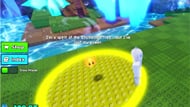 The Wisp NPC only spawns to players meeting the biome's speed requirements (Image via Roblox || YouTube/@whitelion15rbx)