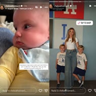 Chelsea Freeman along with her children - Source: Instagram Story @chelseafreeman5