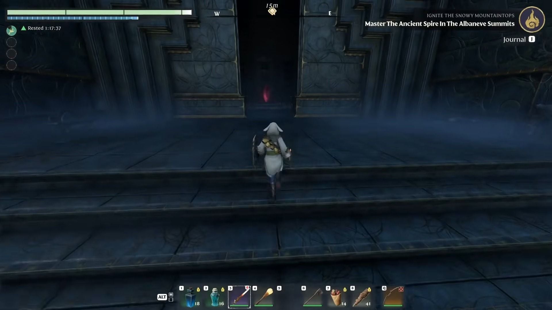 Enshrouded Albaneve Summit Ancient Spire location and puzzle guide