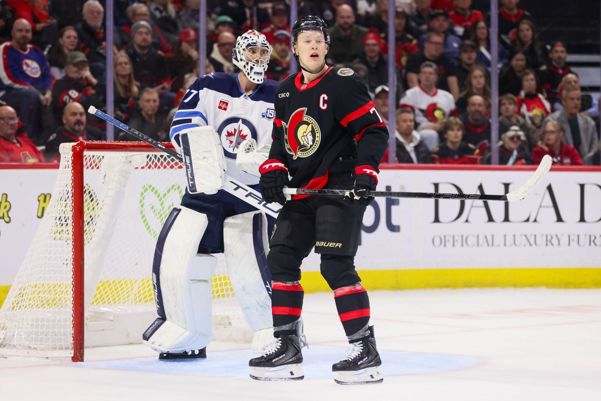 NHL insider highlights how "political tensions" played a role in Brady Tkachuk, Connor Hellebuyck decision to leave Canada 