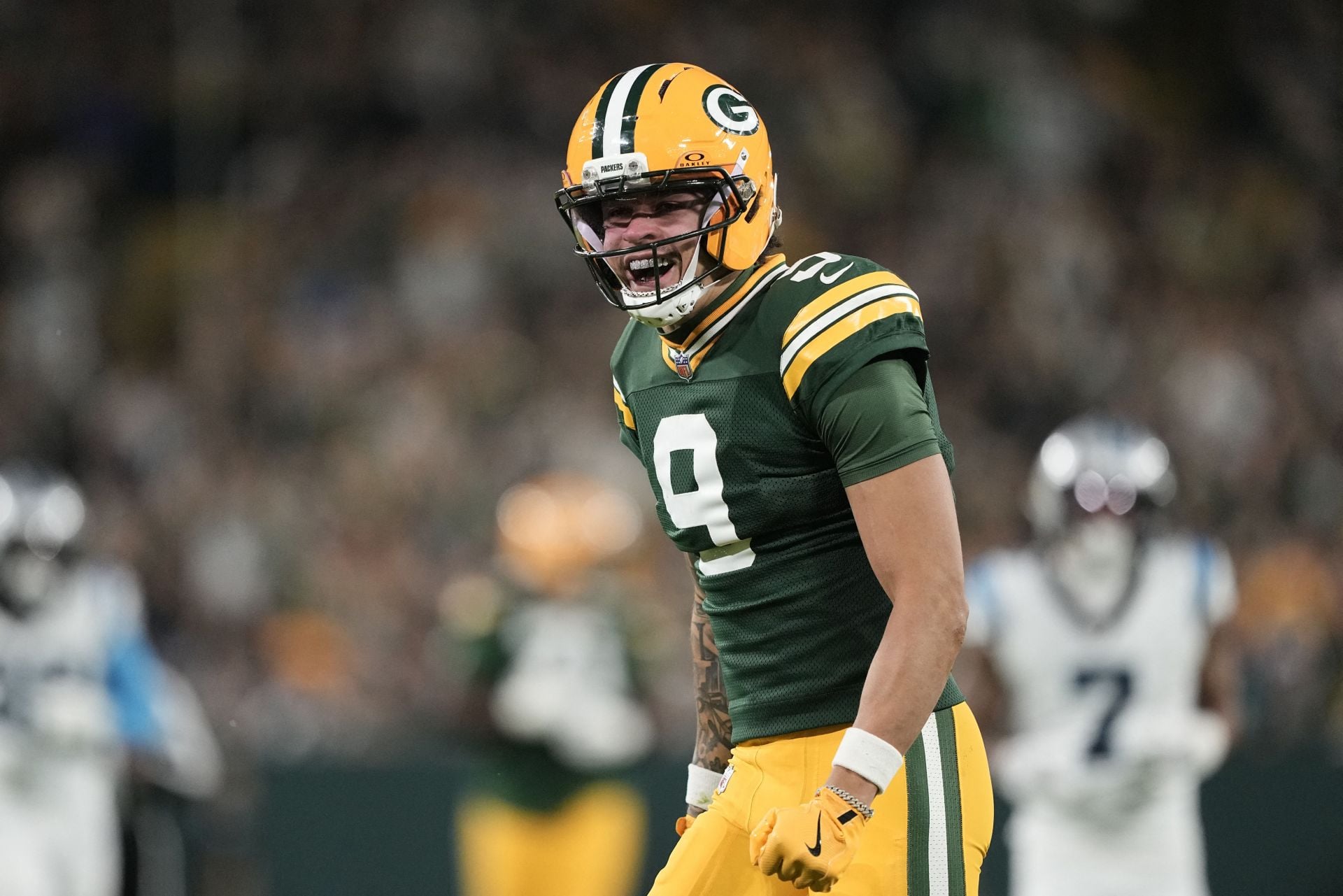 "I couldn't breathe... was spitting blood": Christian Watson gets honest about returning to TNF game with broken rib