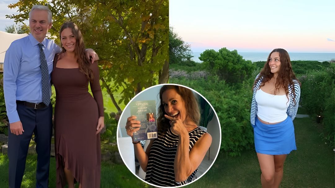 PIC: Colin Cowherd links up with ex-wife Kimberly Ann Vadala alongside daughter Olivia for Rhode Island wedding