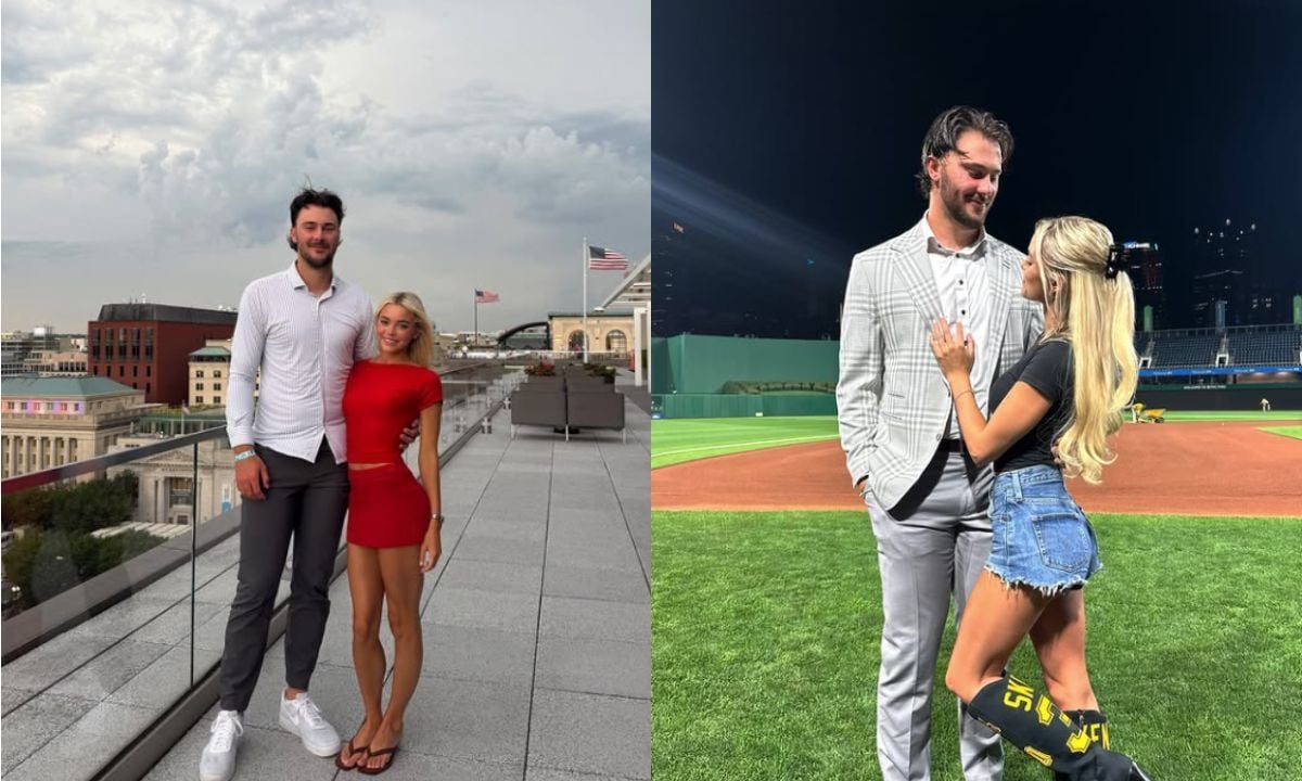 PICTURE: Paul Skenes' girlfriend Olivia Dunne offers sneak peek into offseason travels with Pirates ace and dog Roux