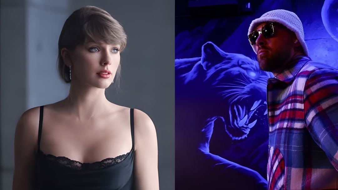 "Dressed like Shaggy" "She looks incredible": NFL fans react as Taylor Swift & Travis Kelce step out from basement after NY date night