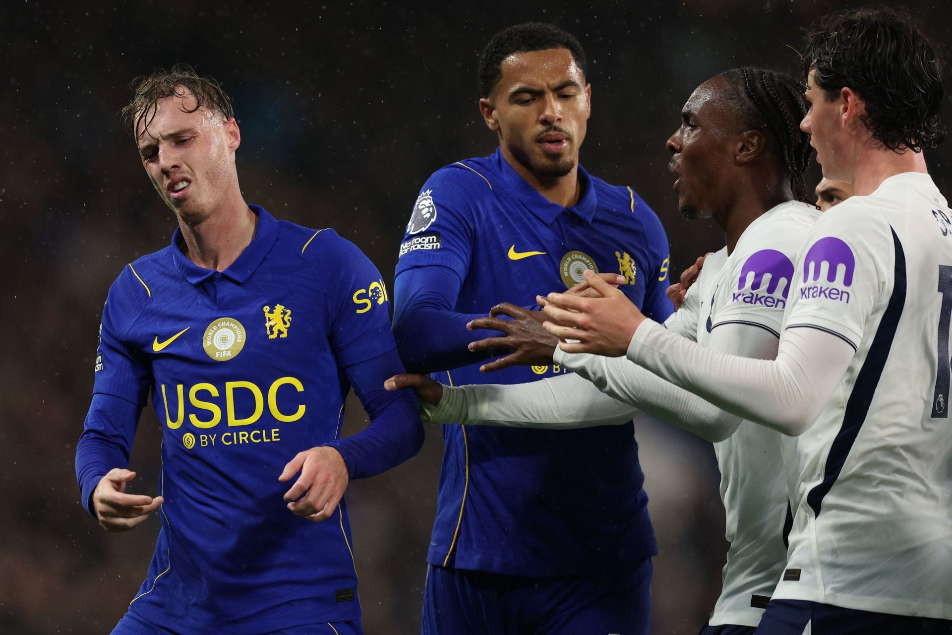 Cole Palmer issues 12-word message to Chelsea fans after red card in 2-0 loss at home to Spurs