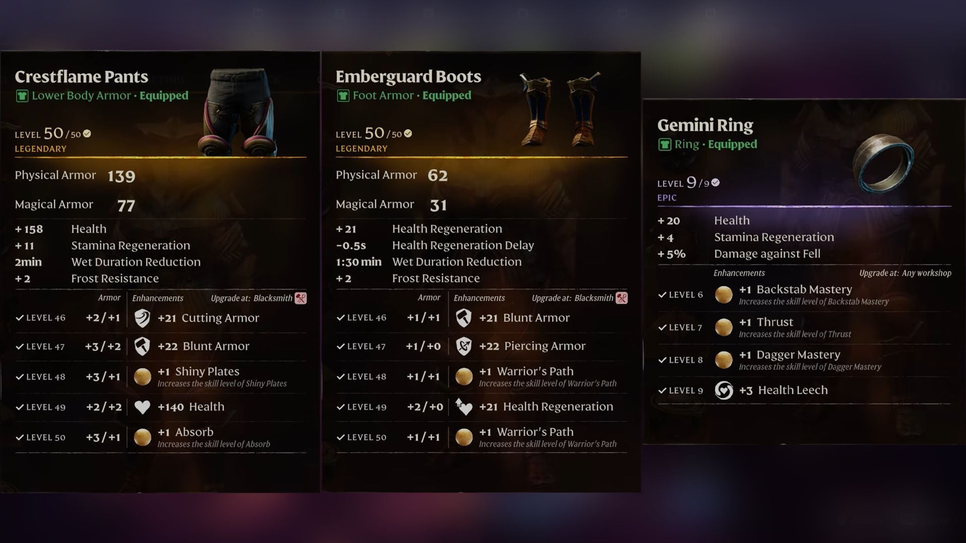 The Gemini Ring offers fantastic endgame scaling (Image via Keen Games)