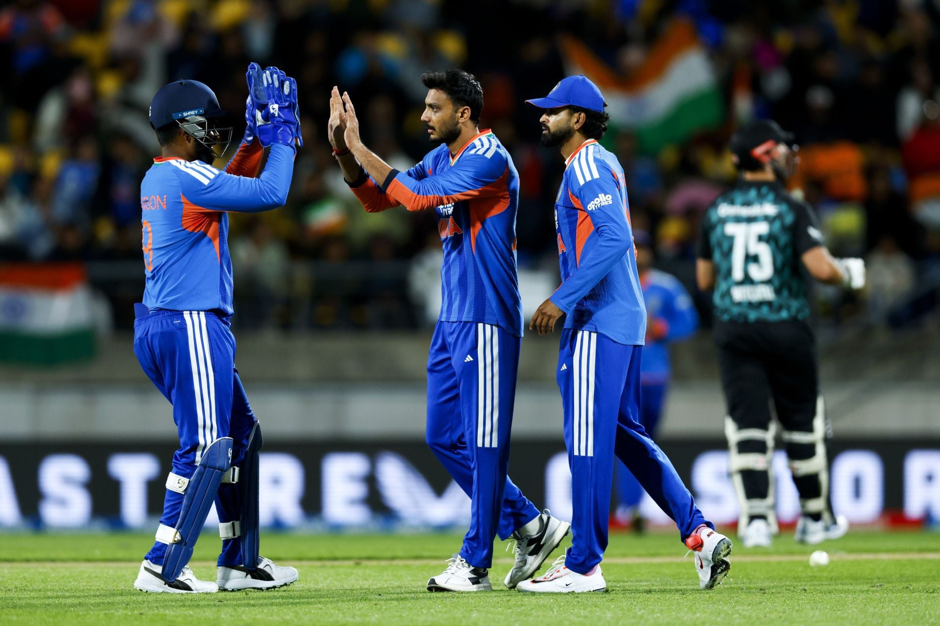 NZ vs IND 4th T20I: Axar Patel Dismisses Finn Allen [Watch]
