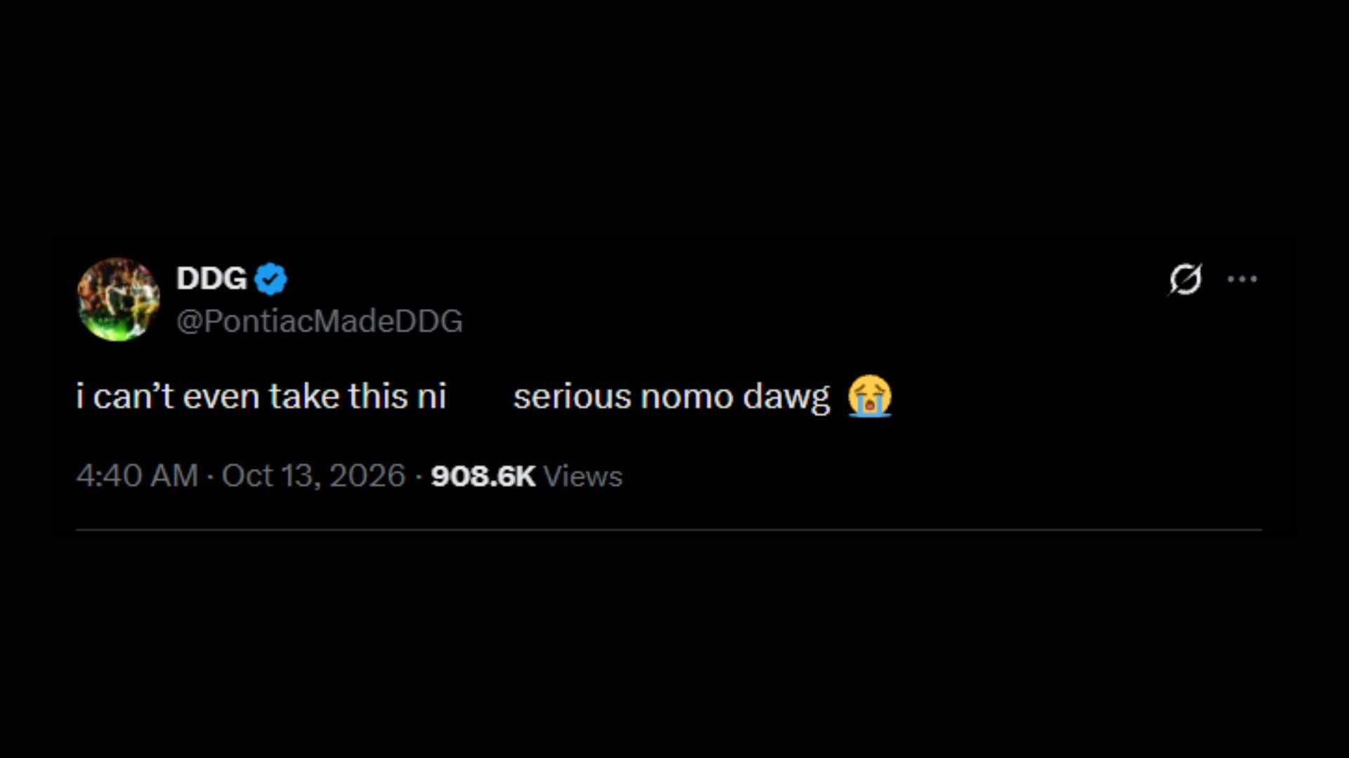 DDG shares a post in his X community (Image via X/@PontiacMadeDDG)