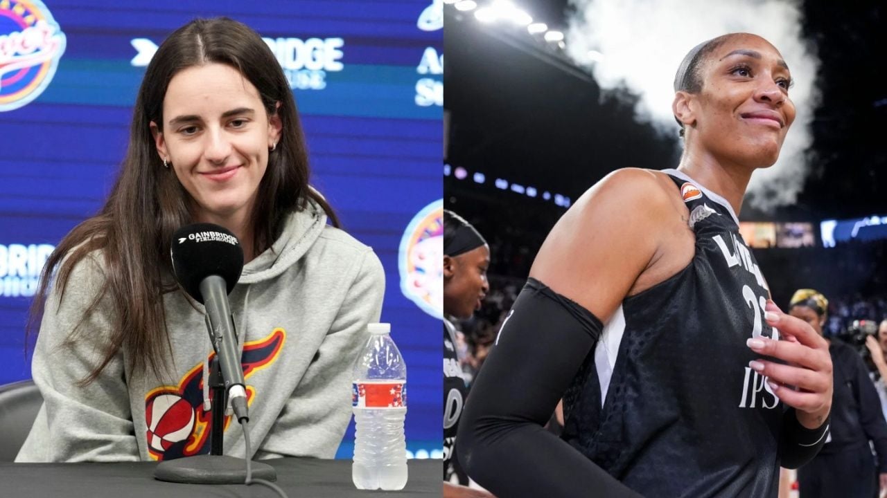 "To get swept in 2nd round", "Goat debate done and dusted" - WNBA Fans Divided After A'ja Wilson Claims 5th MVP Over Caitlin Clark In Blowout Voting