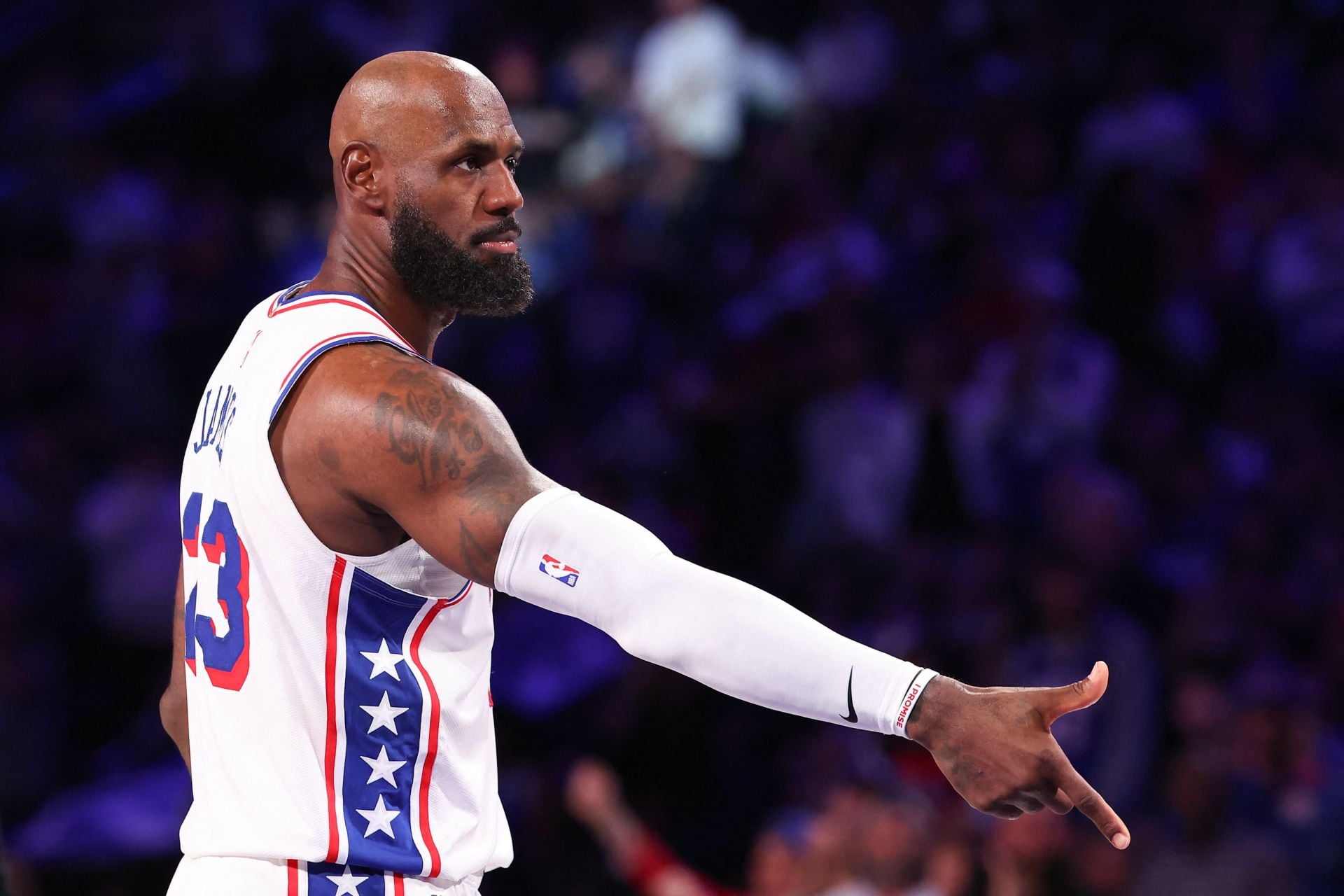 "Go Take That Trip to Germany TONIGHT": 76ers Fans Blast LeBron James Amid Struggles in Team's First Loss 