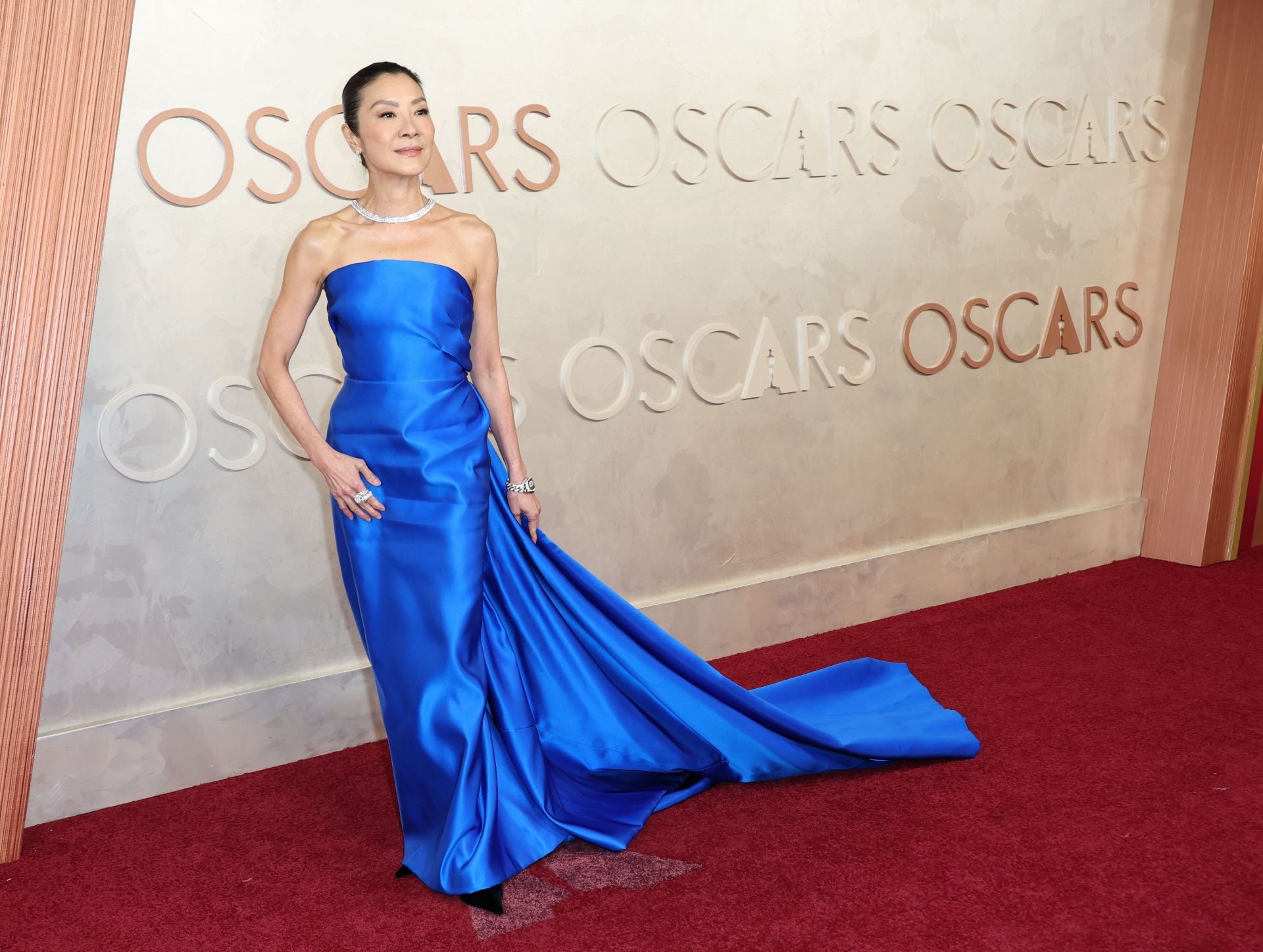 Michelle Yeoh and Jamie Lee Curtis ad-libbed their tender romance using prosthetic hot dog fingers - Source: Imagn