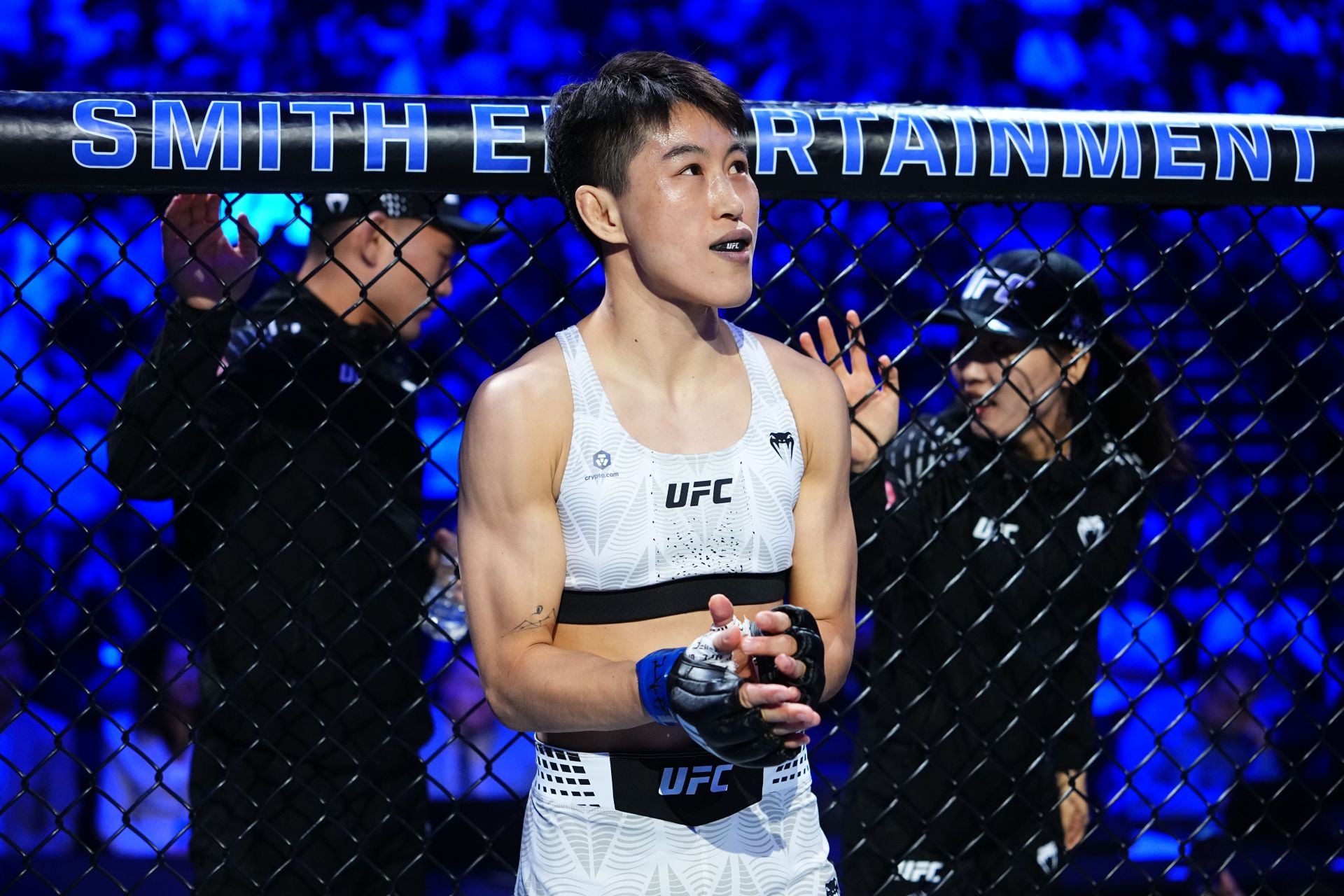 “I couldn’t see” - Wang Cong claims she suffered serious eye poke in loss to Natalia Silva 