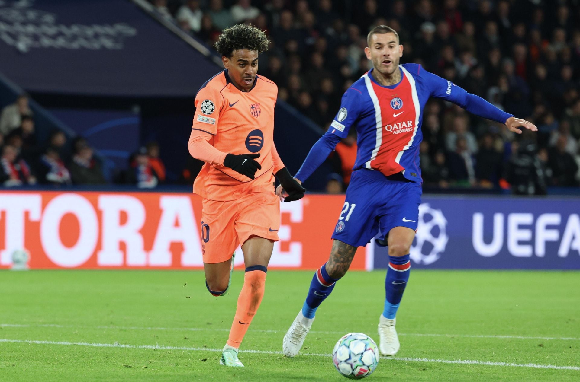 PSG star Lucas Hernandez explains how he kept Lamine Yamal quiet in their 4-2 win over Barcelona in the UCL