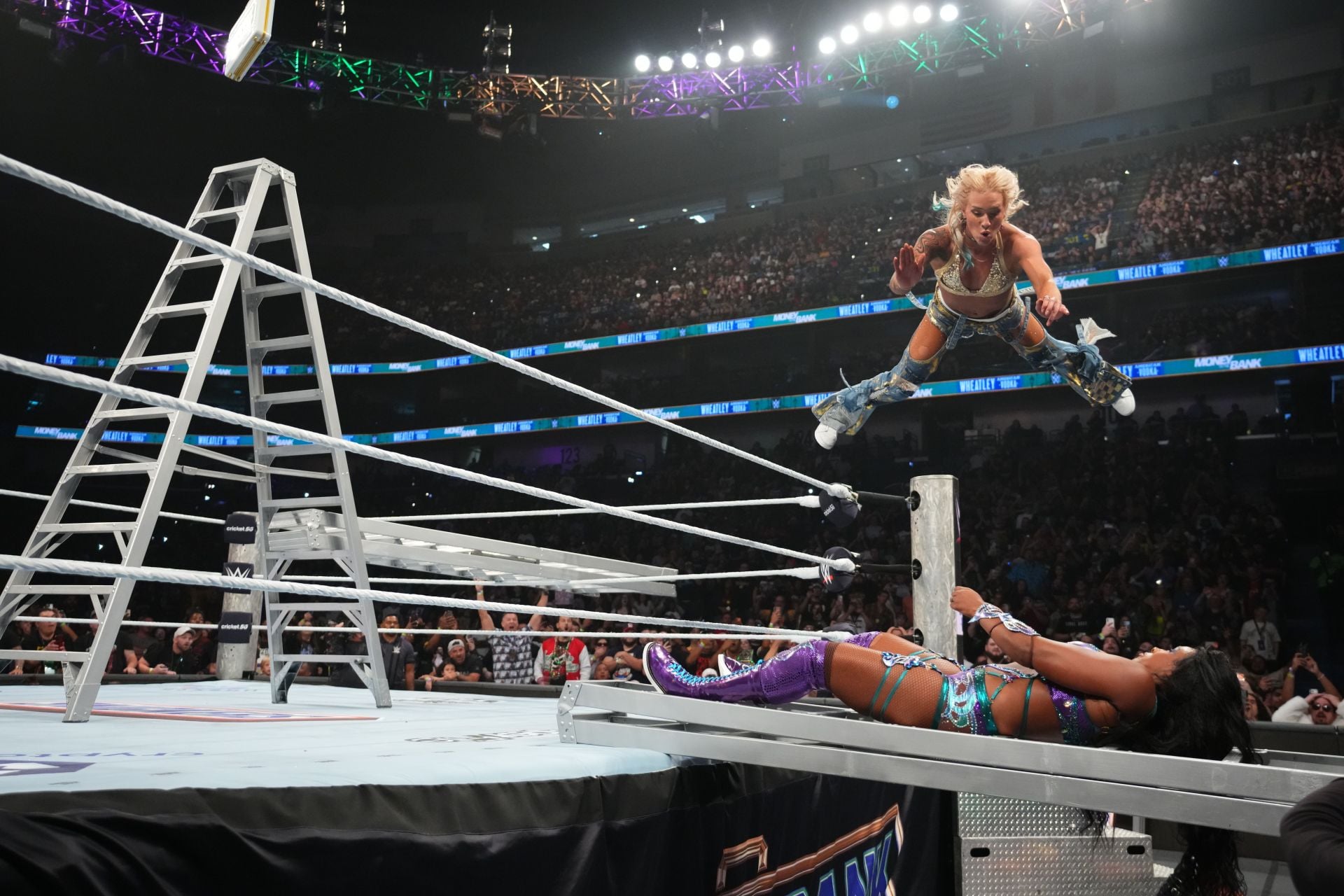 Beloved WWE Superstar finally provides health update after horrifying Money in the Bank spot