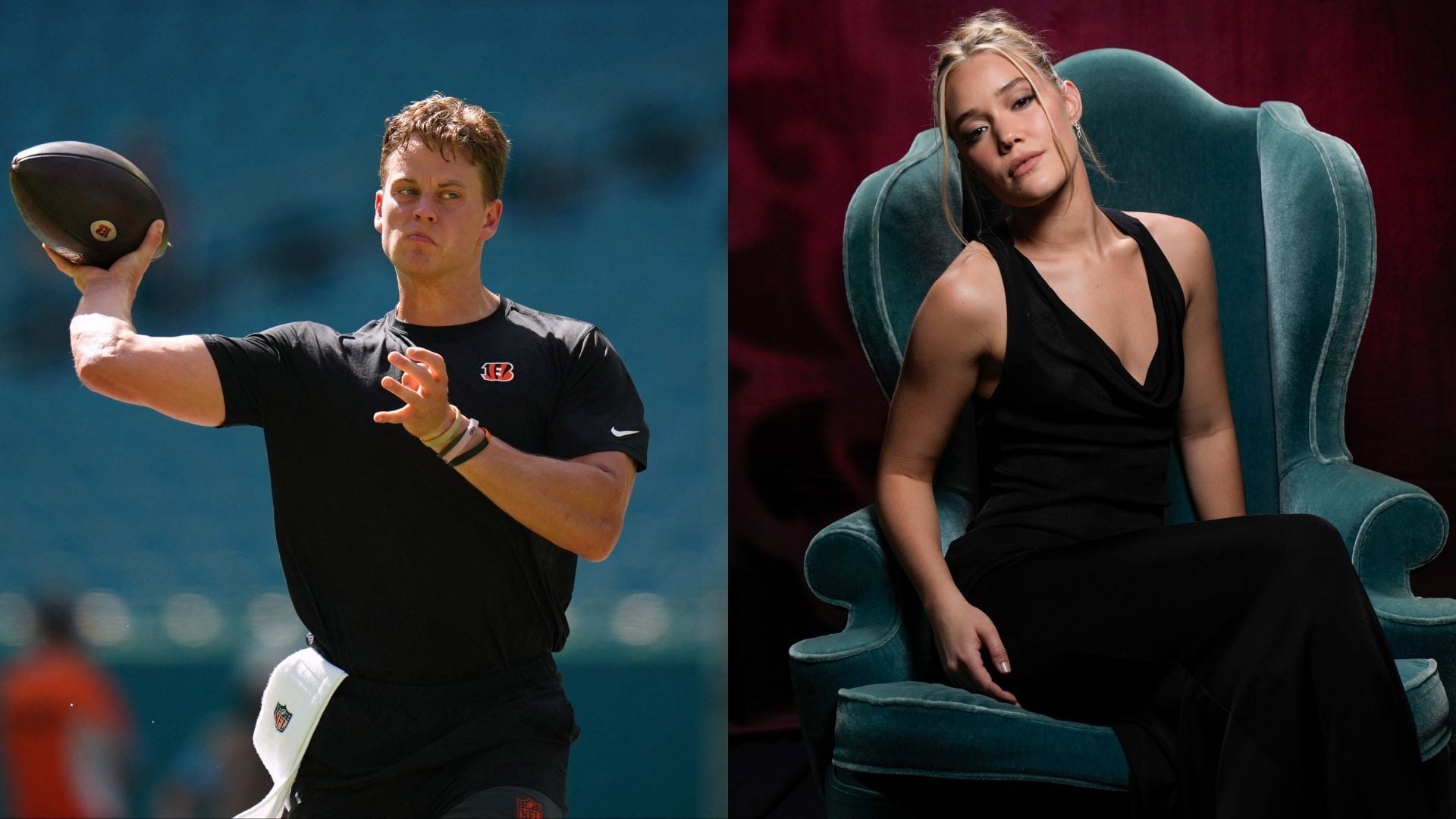 Joe Burrow’s GF Olivia Ponton drops battered look while boarding “7th flight of the week”