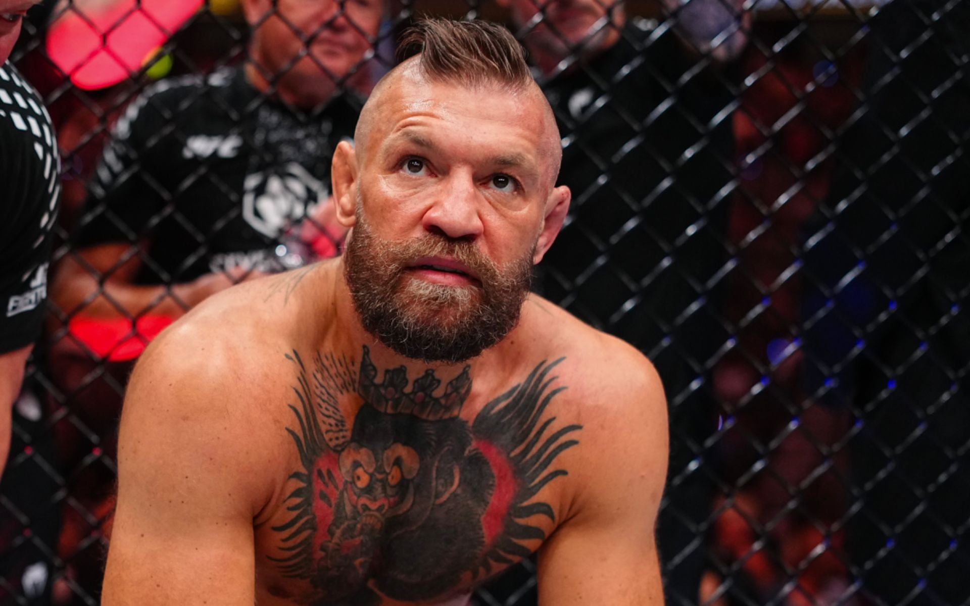 "The MAC HAS SPOKEN" - Fans react to Conor McGregor posing with "Goatiana" in his first TikTok video