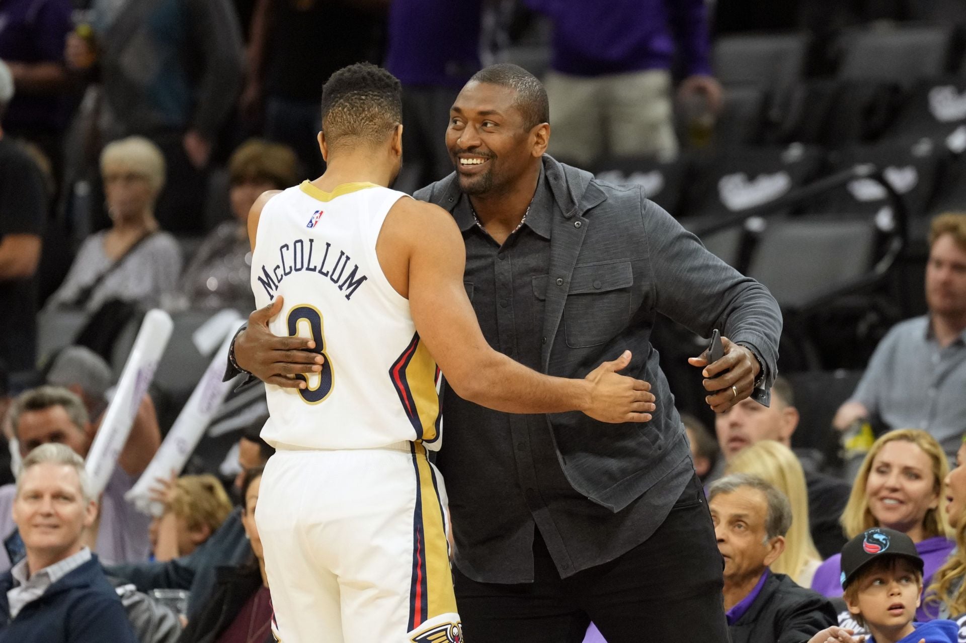 Metta Sandiford-Artest is one of the most physical players in NBA history. Source: Imagn