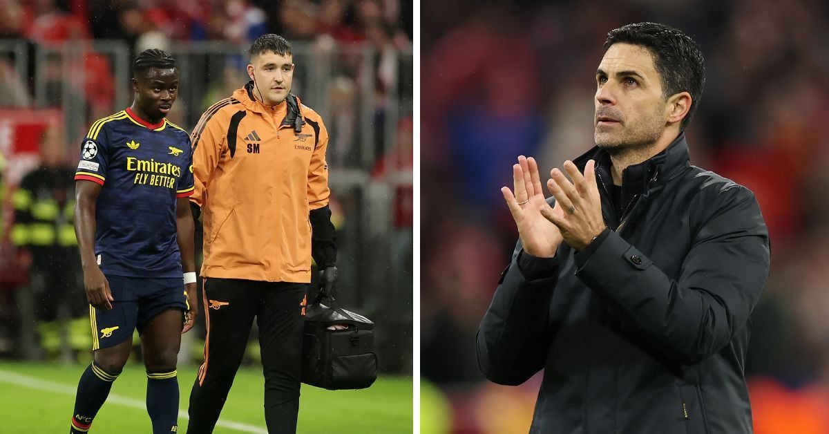 Mikel Arteta issues 'doesn't look good at all' update on Bukayo Saka after Arsenal draw with Bayern Munich