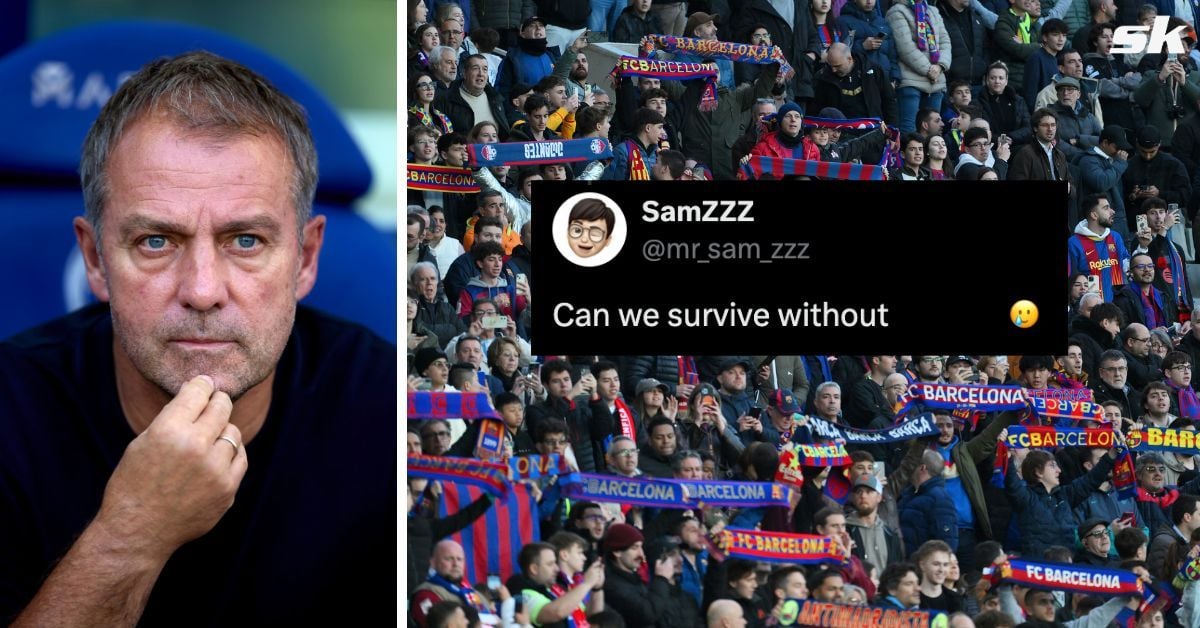 “Can we survive” - Barcelona fans worried as Hansi Flick drops key player from line-up to face Getafe