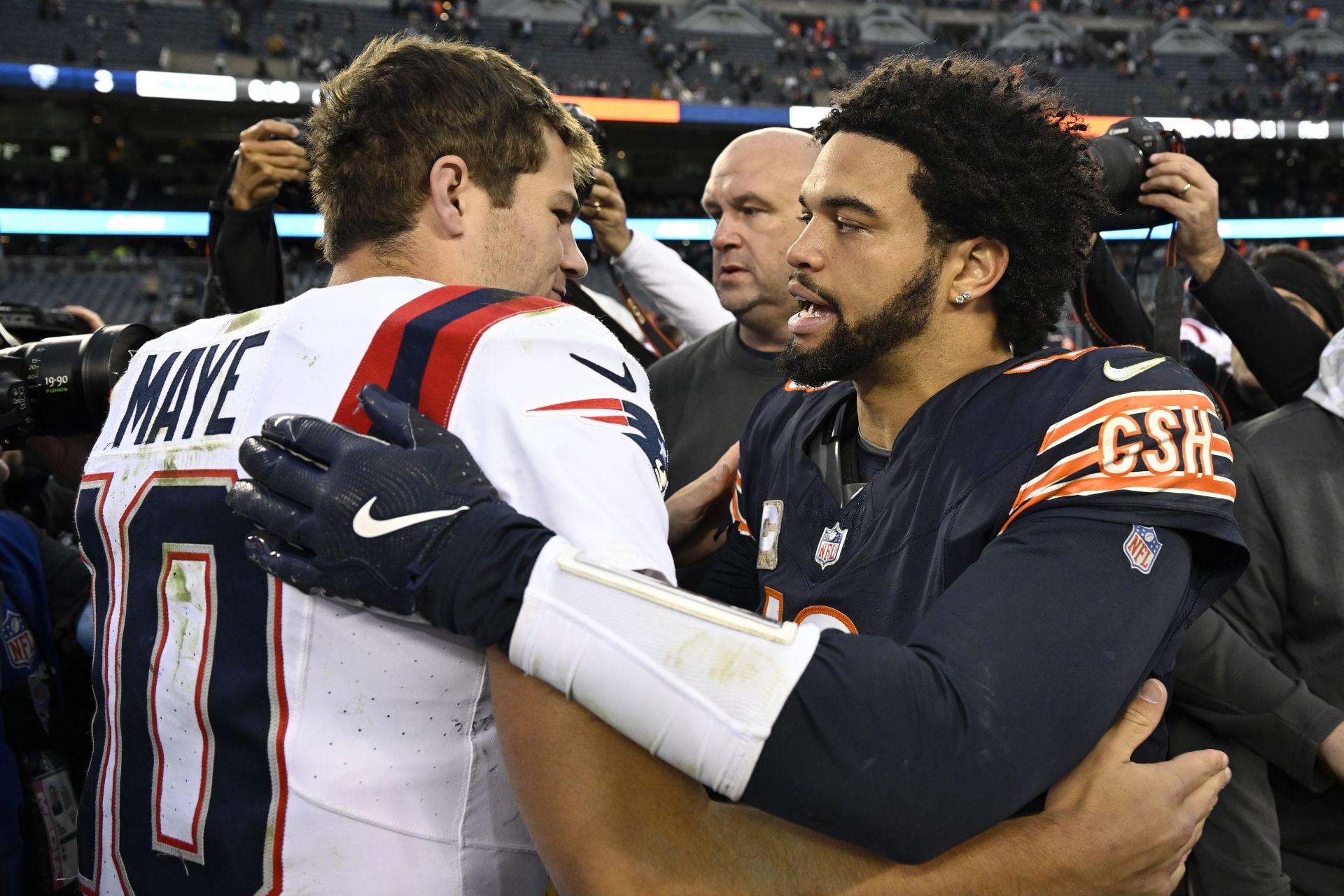 "Tom Brady would pick Caleb Williams": NFL fans mock Rob Gronkowski for picking Drake Maye over Bears QB