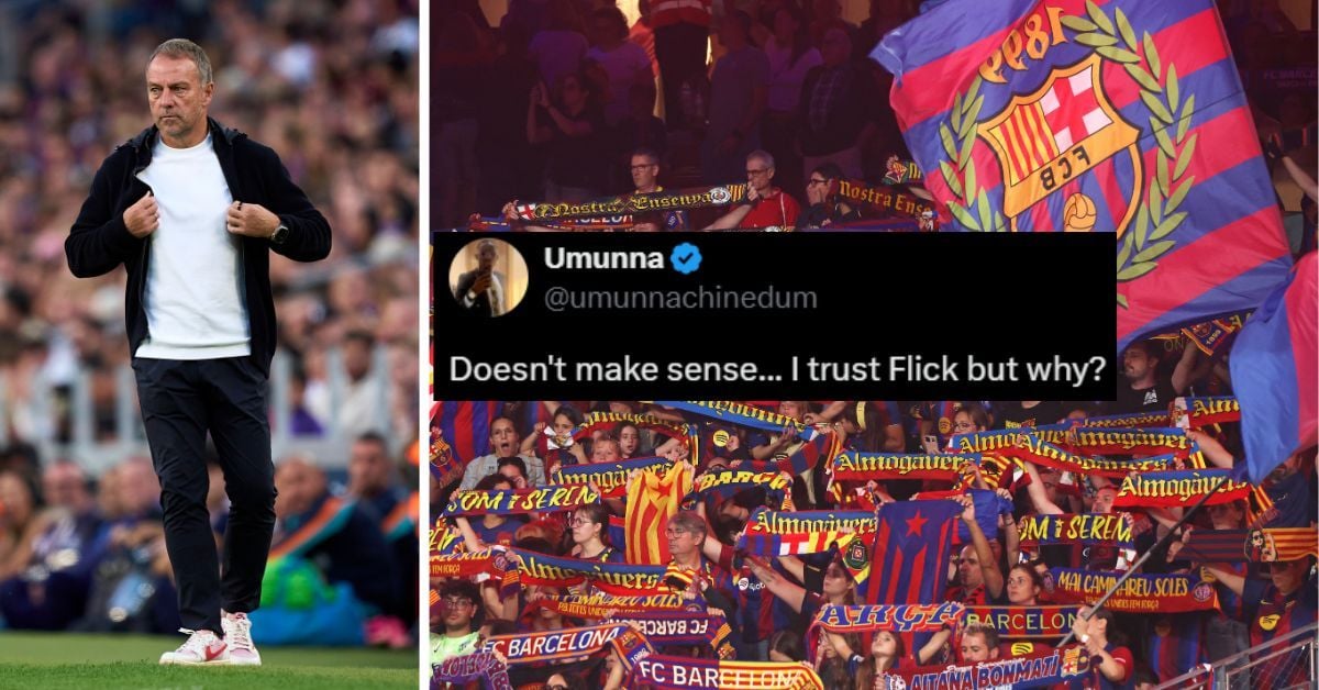 "What is Hansi Flick cooking tonight" - Barcelona fans surprised as star deployed in unnatural position for UCL clash against Galatasaray