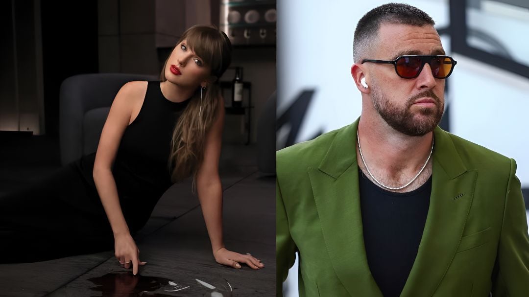 PICS: Taylor Swift and Travis Kelce turn heads in Raiders color for his 37th birthday dinner in NYC after 4th straight win
