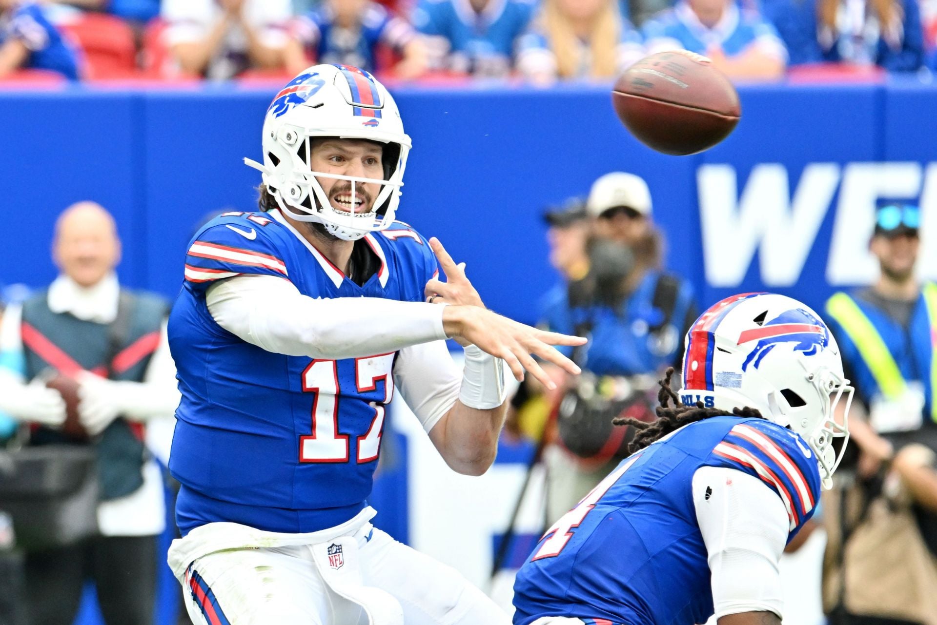 “So tired of this dude crying”: NFL fans react as Josh Allen gets emotional over his “inexcusable” INT at postgame PC after Bills loss