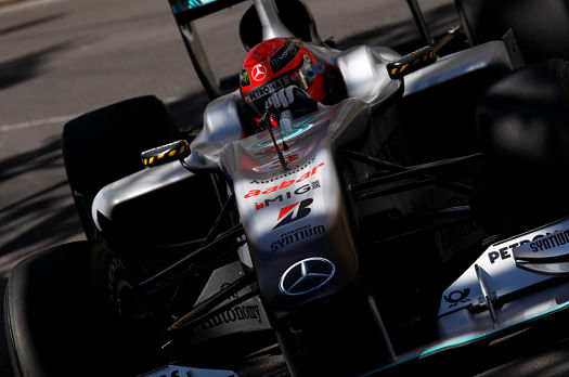 Michael Schumacher, Mercedes F1 Team - Courtesy: mercedes-gp.com