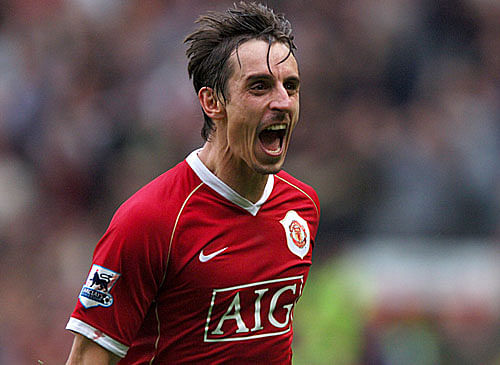 gary neville in a liverpool shirt