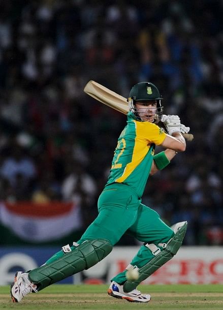 NAGPUR, INDIA - MARCH 12:  Johan Botha of South Africa bats during the Group B ICC World Cup Cricket match between India and South Africa at Vidarbha Cricket Association Ground on March 12, 2011 in Nagpur, India.