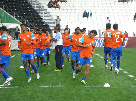 Indian Football Team Practice