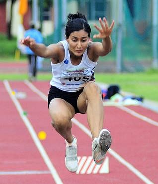 Inter-State Athletics: Mayookha shatters national mark in women’s triple jump