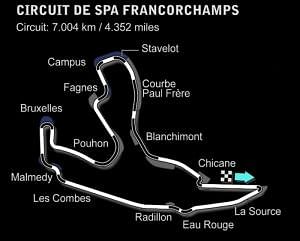 2011 Belgian Grand Prix : Schedule