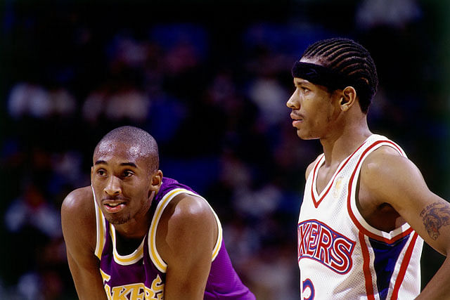 Legends Of Basketball Kobe Bryant vs Allen Iverson T-Shirt