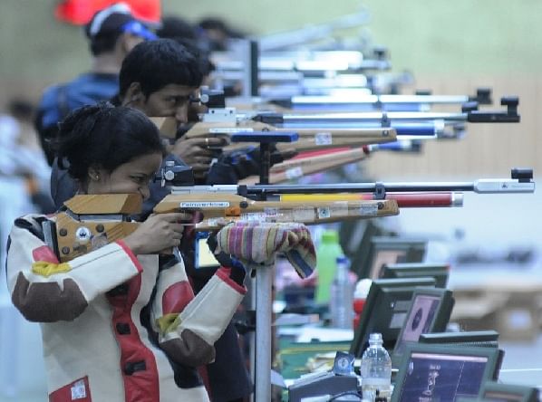 Shooters in action during the 1st gun For Glory Championship 2011