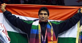 Manoj Kumar opens with a win at the AIBA world championships