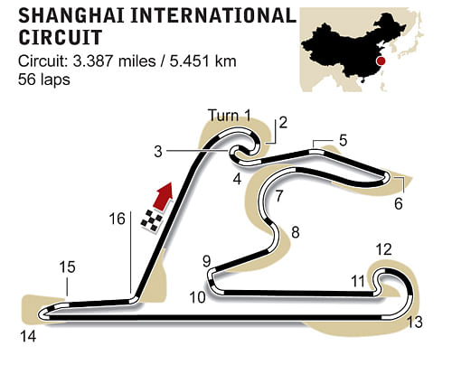 Complete guide to the 2012 Chinese Grand Prix Race