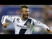 David Beckham Scoring With his Lovely Pink Boots