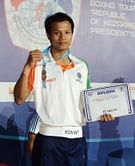 Devendro settles for silver at President's Cup in Kazakhstan