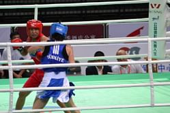 Sarita Devi defeats World Champion and advances at the 7th AIBA Women Boxing Championships in China