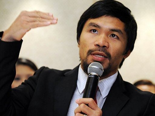 Pacquiao told a US website this week he was opposed to same-sex unions