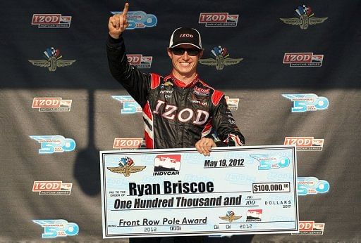 Australian Ryan Briscoe won the pole position for the 96th Indianapolis 500