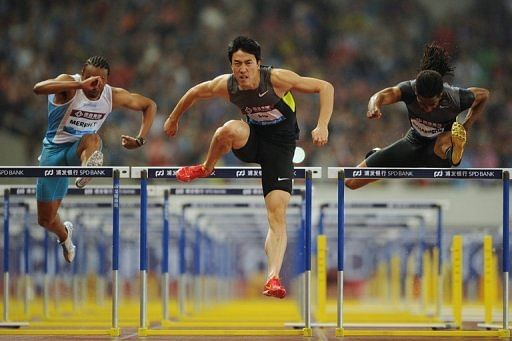 Liu Xiang became China&#039;s first ever Olympic track champion at Athens 2004