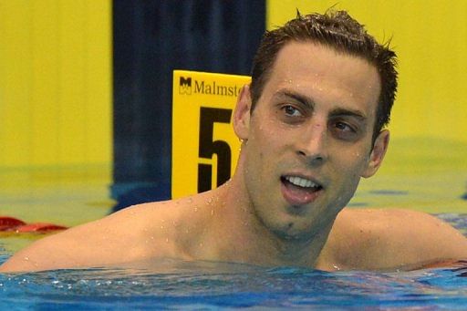 Serbia&#039;s Milorad Cavic posted the fastest time in the world this year when claiming the 100m butterfly in 51.45sec