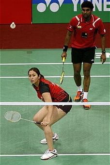Jwala-Diju enter mixed doubles quarters at Singapore