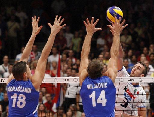 Serbian men&#039;s volleyball team are currently in 7th place on the world list